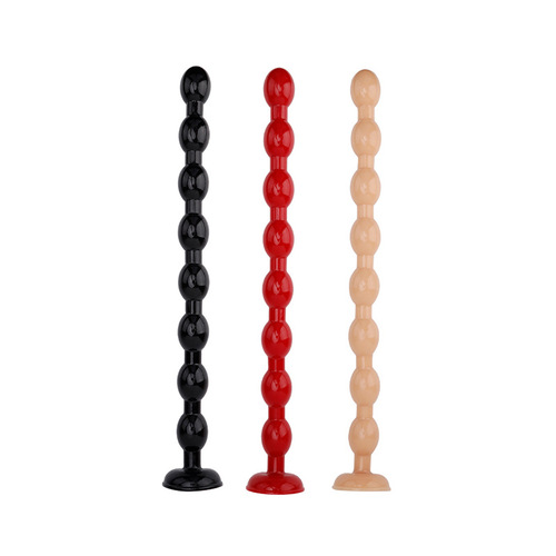 50cm long anal pull-up bead for men and women, soft anus expansion anus masturbation device, sexy adult products wholesale
