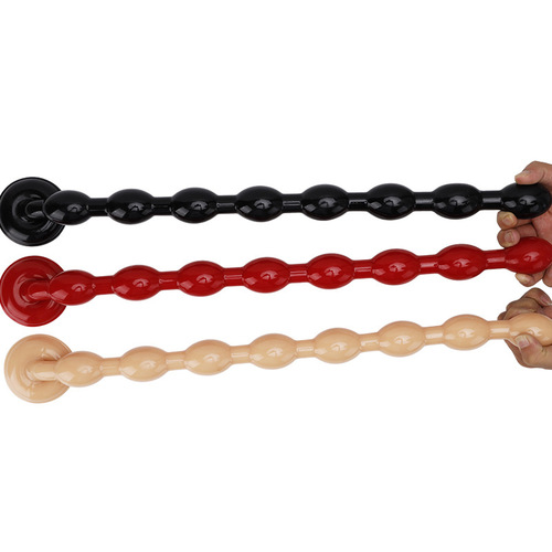 50cm long anal pull-up bead for men and women, soft anus expansion anus masturbation device, sexy adult products wholesale