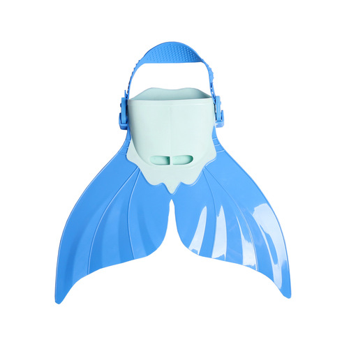 Mermaid fins, one-piece children's fins, single piece whale tail fins, swimming training fins