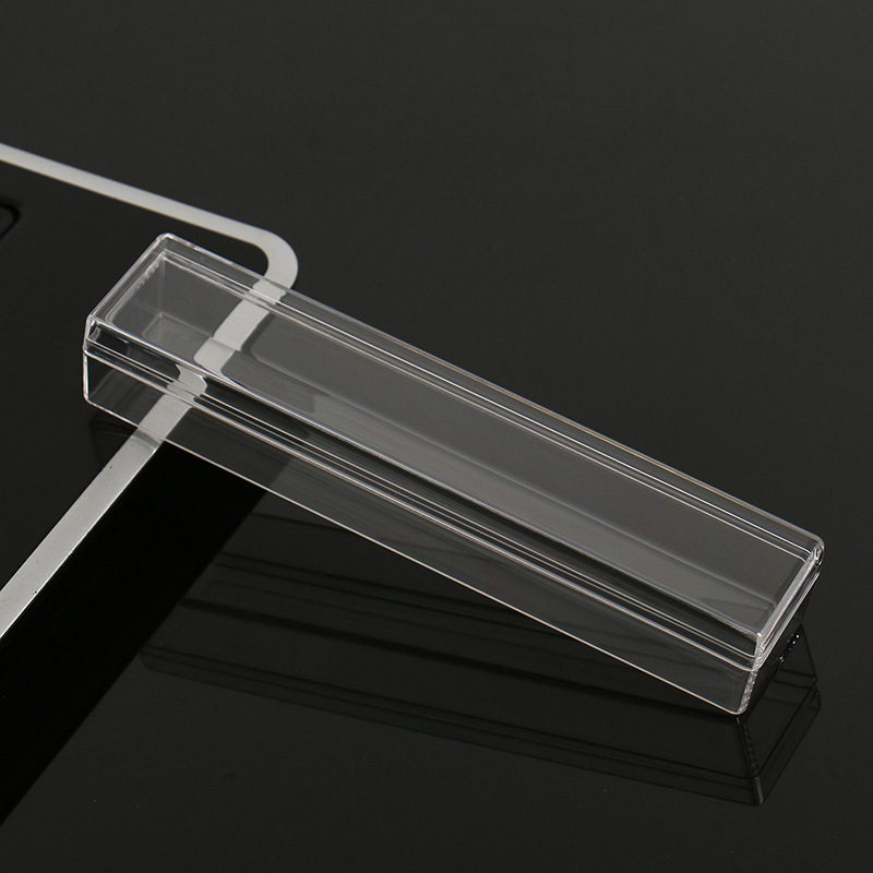 高档钢笔包装盒手饰礼品盒数据线长条透明盒子PS硬塑料盒工厂