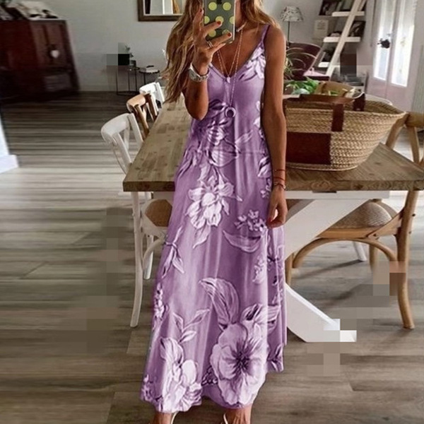 long summer fitted slip dress
