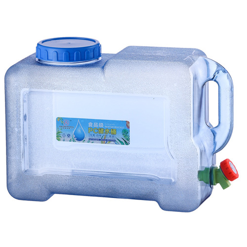 Outdoor car-mounted self-driving water storage bucket, bucket for household water storage, drinking pure camping water bucket, large capacity