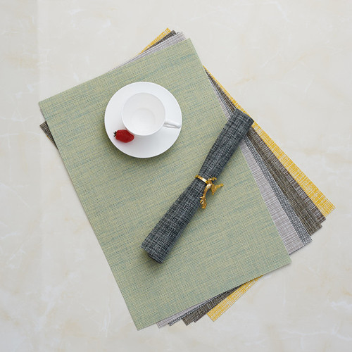 Table mats, insulation mats, Western food mats, American dinner plate mats, PVC oil-proof, wash-free household bowl mats, restaurant supplies