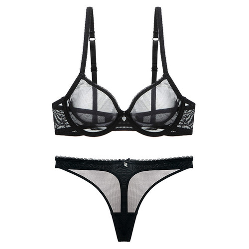 Varsbaby summer new mesh lace bra set T pants cross-border e-commerce AliExpress Amazon eBay