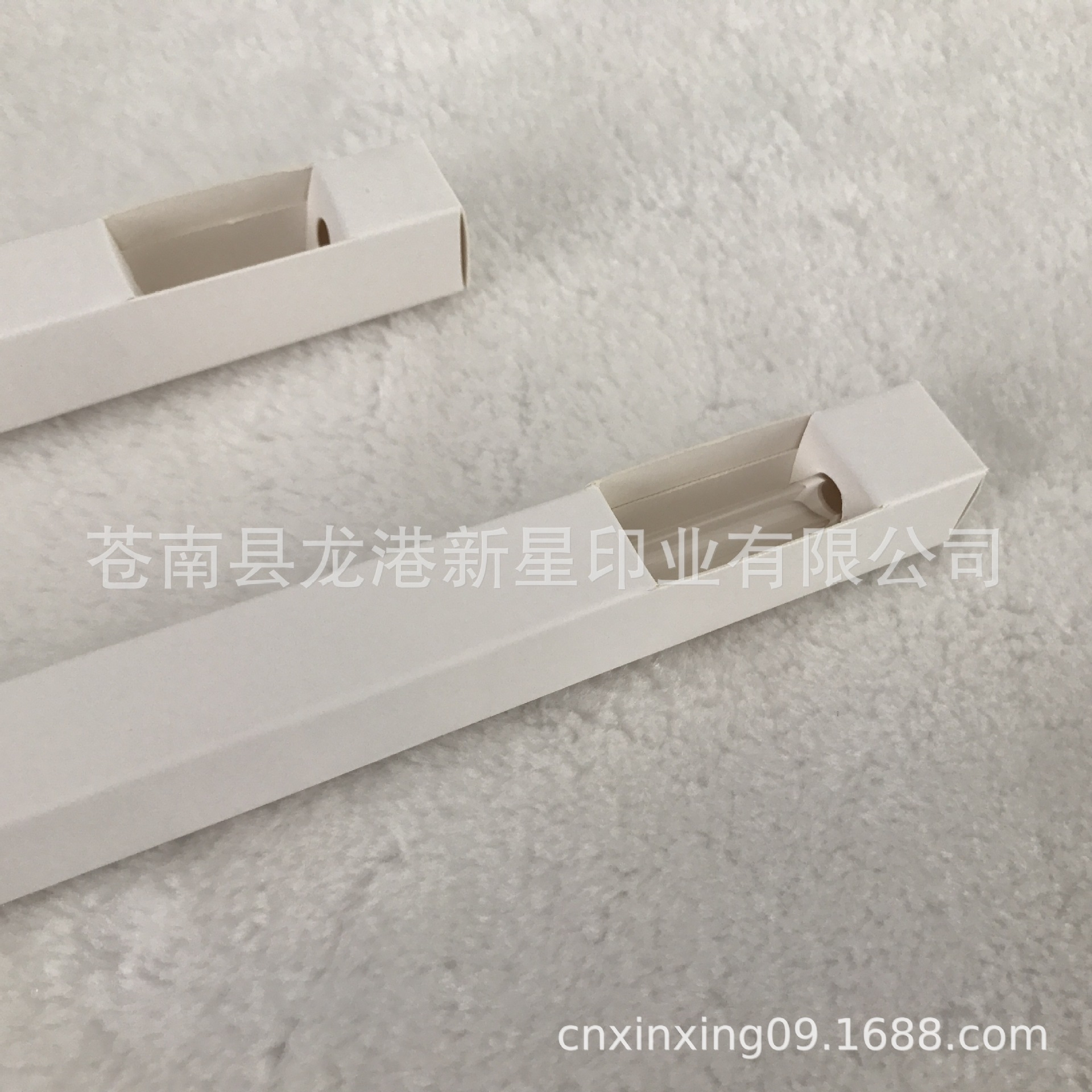 单支装吸管纸盒 8MM直径20CM玻璃吸管单支装包装盒彩色印刷