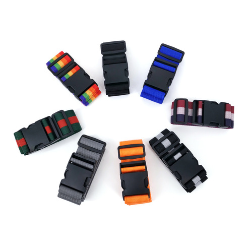 Luggage strap, one-word travel strap, password-free packing strap, luggage tying rope, fixed suitcase, thickened strap