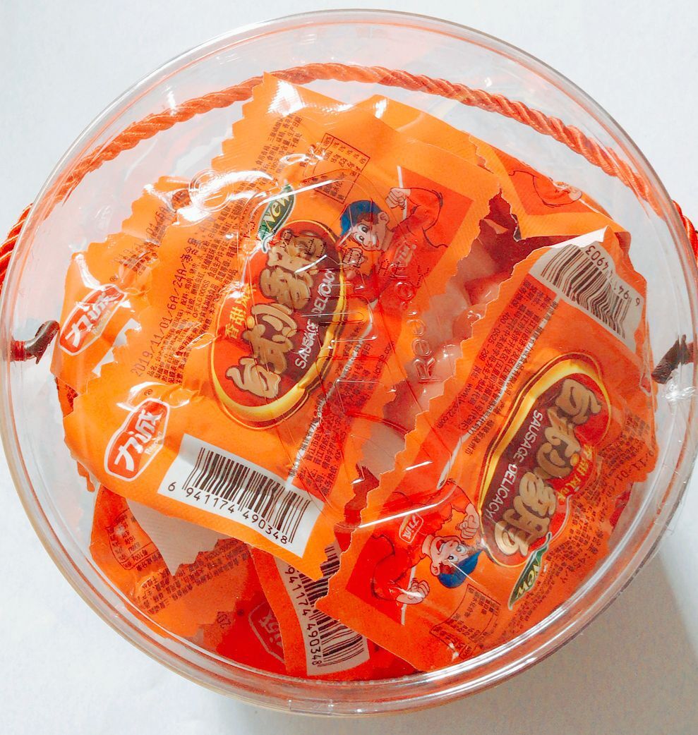 Licheng 40g*20 packs large desktop sausage Fujian specialty sweet flavor ham sausage small package snack food