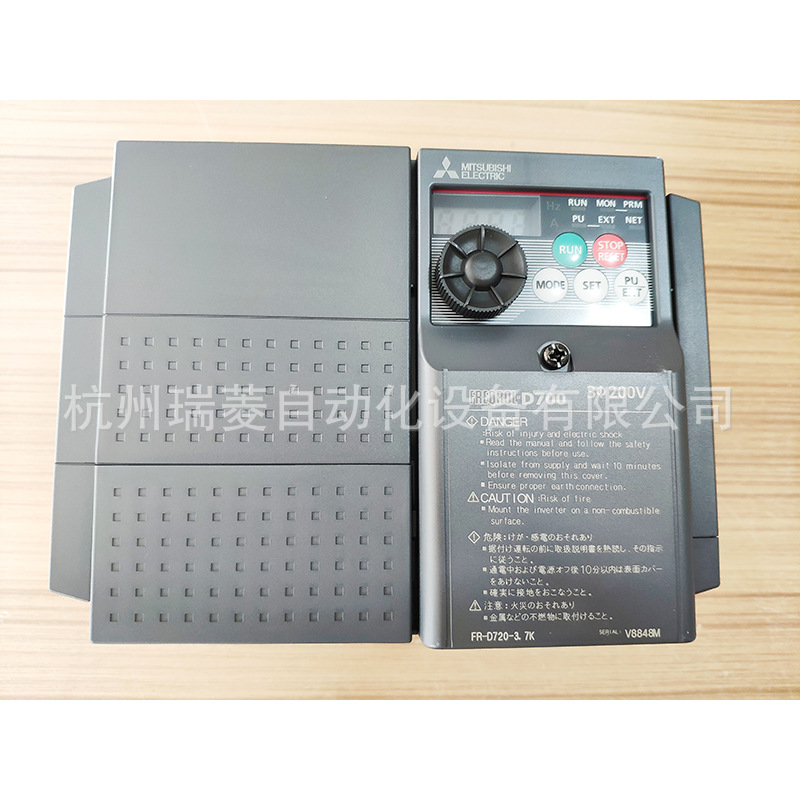 全新原装FR-D700系列变频器FR-D720-3.7K 三相200V电源