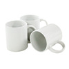 Hot transfer Mark Cup White Cup Advertising Mark Cup Ceramic Cup Custom LOGO Subtraction Mark Cup Coating Cup