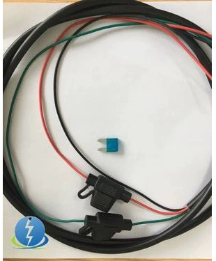 XHX002 автомобильная труба-насадка - подключение, удар 10AWG, общая длина 3м, водонепроницаемое сиденье автомобиля, черная линия