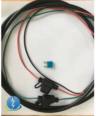 XHX002 автомобильная труба-насадка - подключение, удар 10AWG, общая длина 3м, водонепроницаемое сиденье автомобиля, черная линия