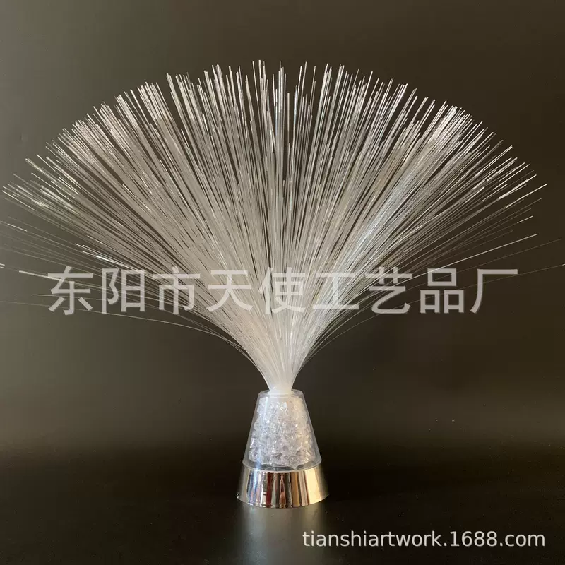 LED-ночники из волокна Дианшань, цветные огни в спальне, звездная световая атмосфера, кристальная подсветка