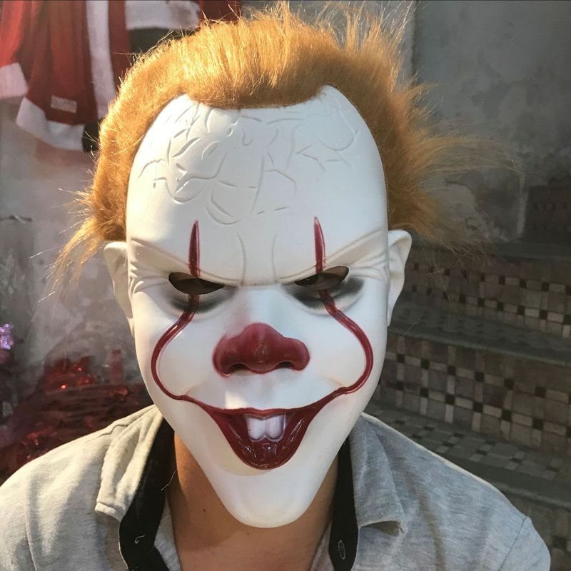 ハロウィン新作コスチュームピエロ復活PVCマスク、メーカー直販、海外貿易専用、アマゾン越境販売専用|undefined