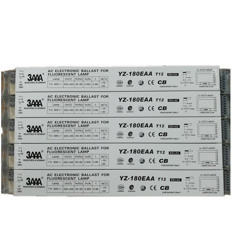 Электронный балласт 3AAA YZ-180EAA T12 один буксир один TL80W/10R УФ-отверждение загара специальный