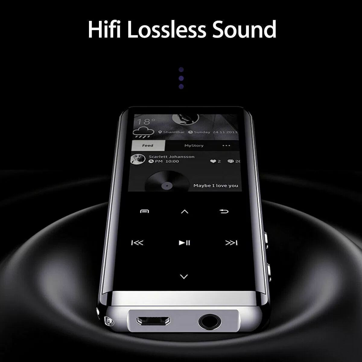 Кросс-бортовой пьюпин M13 Bluetooth HIFI плеер e-бук AI умный высокое-definition шумоподавление диктофон MP4