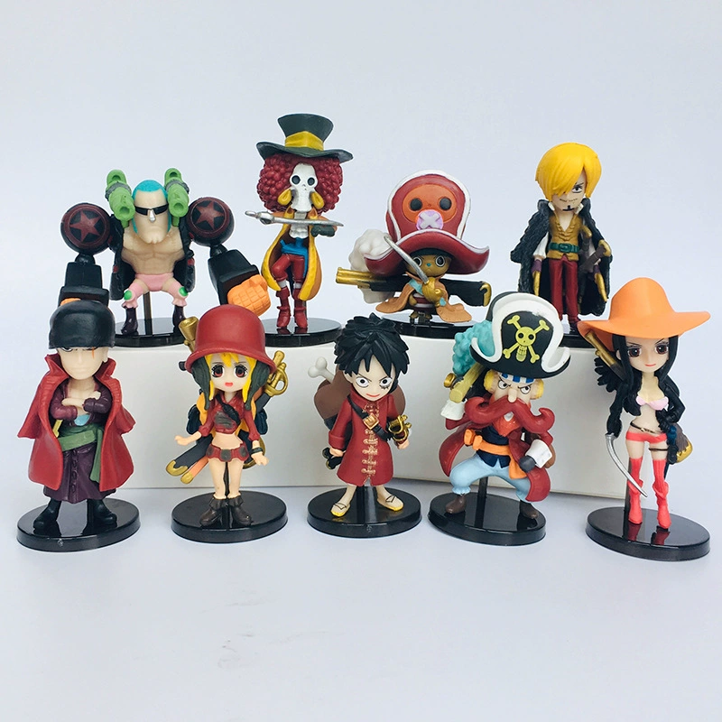 67th generation One Piece 9 red car decoration hand model animation baking cake decoration gift doll