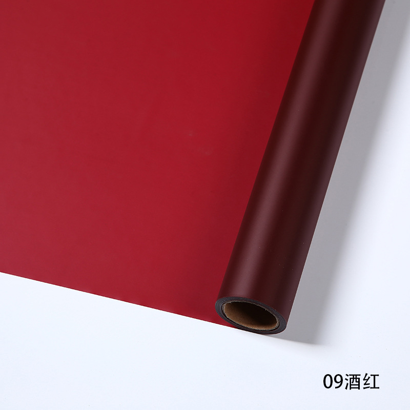 Liziran regalo Flor de papel de embalaje ramo floral flor tienda de embalaje material impermeable coreano rollo de papel liso al por mayor