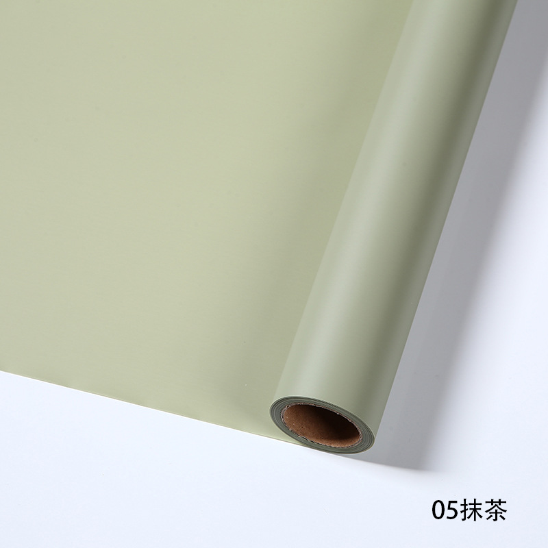 Liziran regalo Flor de papel de embalaje ramo floral flor tienda de embalaje material impermeable coreano rollo de papel liso al por mayor