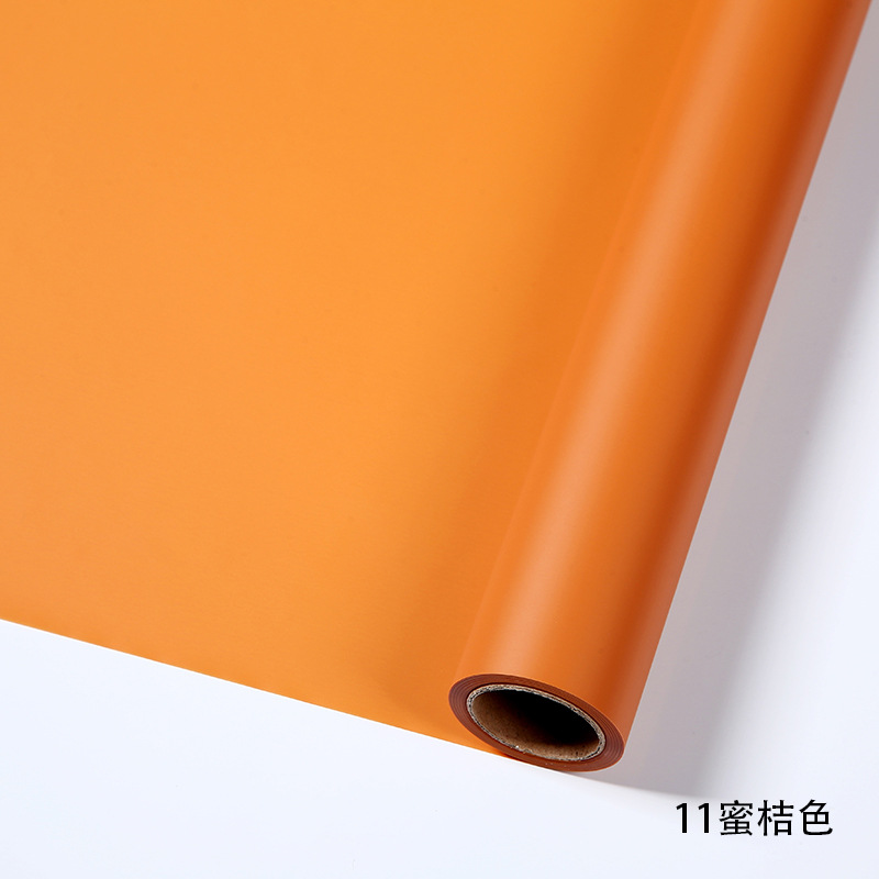 Liziran regalo Flor de papel de embalaje ramo floral flor tienda de embalaje material impermeable coreano rollo de papel liso al por mayor