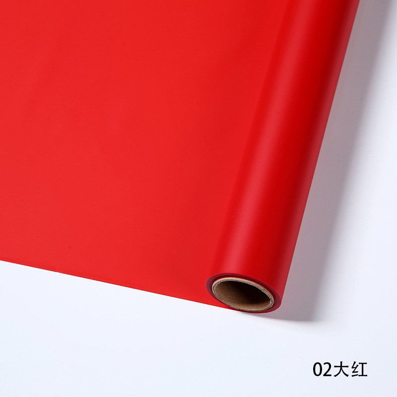 Liziran regalo Flor de papel de embalaje ramo floral flor tienda de embalaje material impermeable coreano rollo de papel liso al por mayor