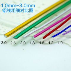 [Aluminum Wire/1kg Pack] Handmade DIY raw material colored alumina wire gardening modeling craft aluminum wire