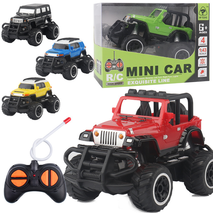 Children's Four-Way Remote Control Car Electric Remote Control Toy Wholesale Off-Road Vehicle Model Boy Toy Car Dropshipping Free Shipping