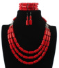 European and American neighborhood jewelry cross -border jewelry three -piece multi -layer necklace suits Bead Next 3630
