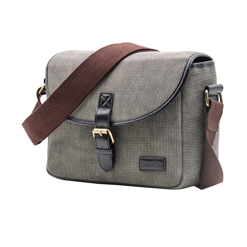 Campus estilo casual mini sola cámara SLR bolsa crossbody bolsa una máquina 1 espejo 2 espejo bolsa de la Cámara individual y bolsa inversa mochila