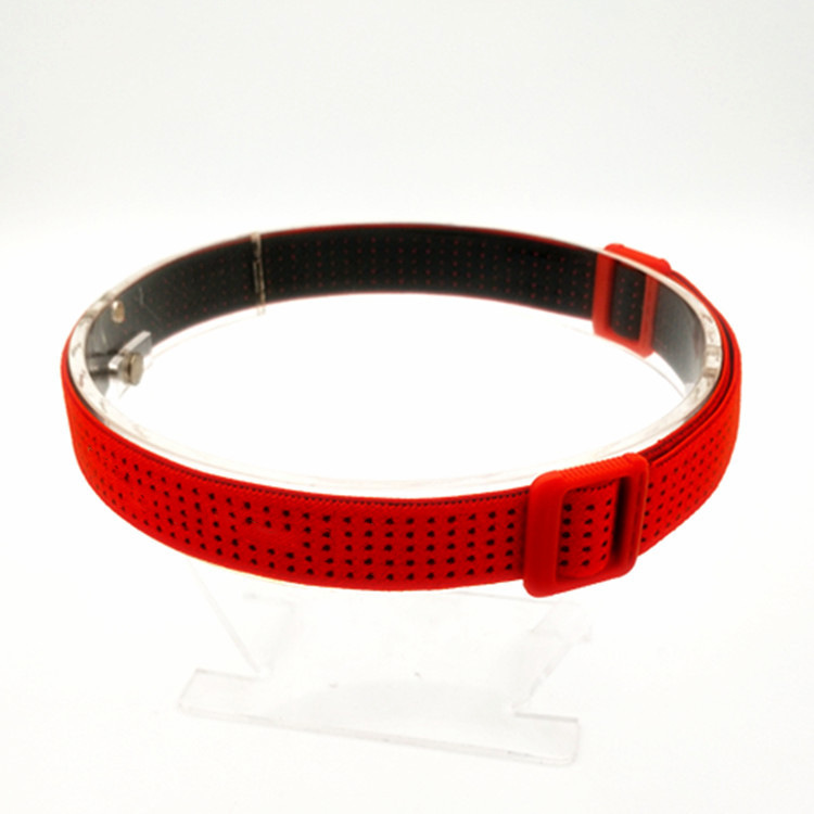 头灯带 热转印户外LED弹力松紧带  头带厂家供应  硅胶印制夜光带