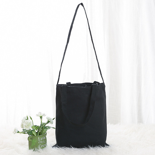 Canvas bag diagonal portable dual-purpose blank student clothing shopping bag cotton bag expedited