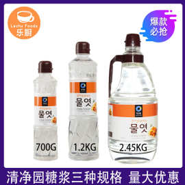 韩国进口清净园水饴糖稀700g/1.2kg/2.45kg麦芽糖浆玉米糖浆烘焙