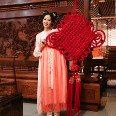 Chinese knot pendant with blessing character for living room, new house, large safe knot wholesale, multi-specification decoration, festive entrance Chinese knot