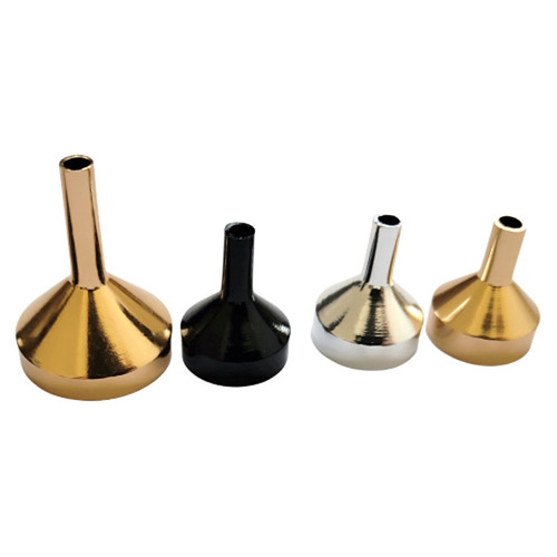 Metal funnel, scented oil dividing small funnel, aluminum mini perfume funnel, liquid dividing tool, multiple color options available