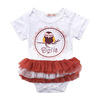 Children's dance service little girl dancing dancing skirt Xia girl practice kung fu short -sleeved ballet