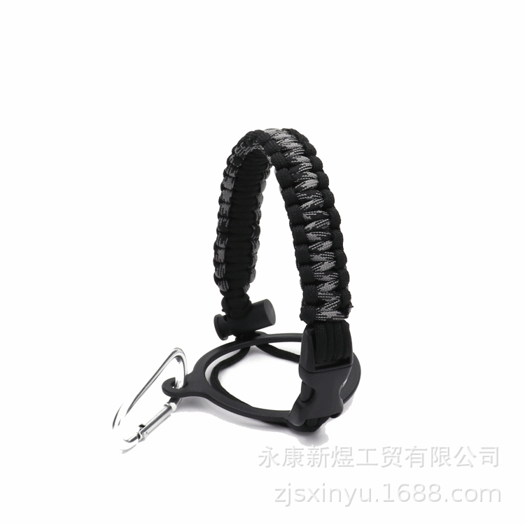 Amazon hidro frasco taza de cuerda taza de agua cuerda de transporte hervidor de agua correa portátil Boca Grande espacio olla cuerda portátil