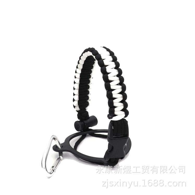 Amazon hidro frasco taza de cuerda taza de agua cuerda de transporte hervidor de agua correa portátil Boca Grande espacio olla cuerda portátil