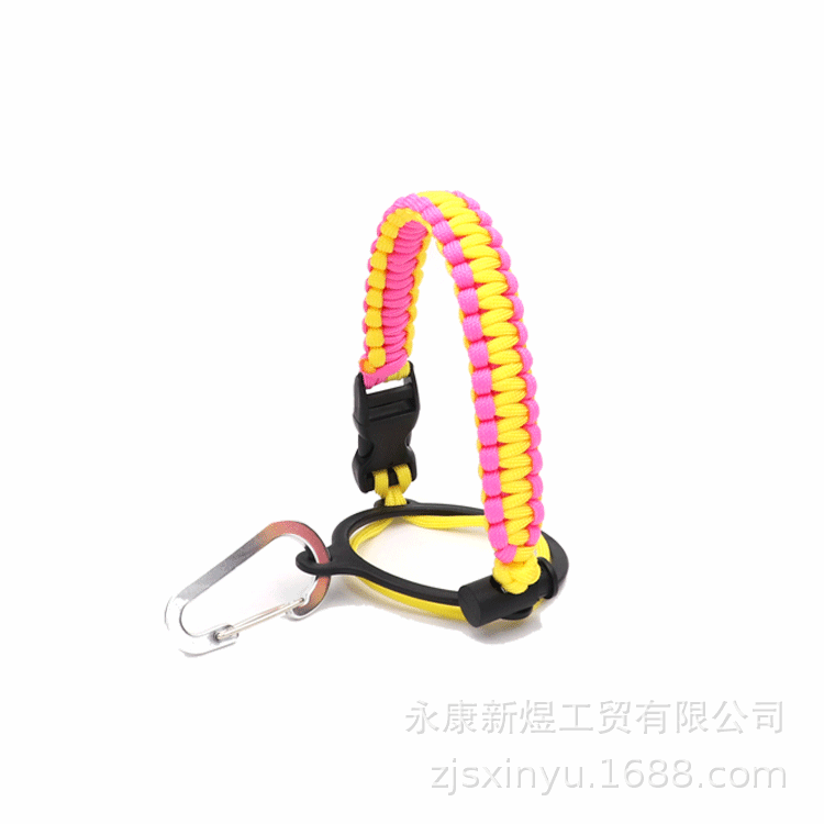 Amazon hidro frasco taza de cuerda taza de agua cuerda de transporte hervidor de agua correa portátil Boca Grande espacio olla cuerda portátil