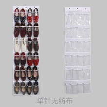 批发单针车线鞋子收纳袋门后挂袋PVC悬挂透明袋透明收纳袋