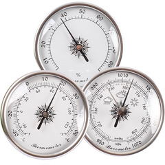 Weather forecast meteorological station barometer hygrometer thermometer fishing barometer 72mm home weather station