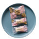 2025 new snowflake crisp nougat packaging bag cookie niu tie biscuit packaging candy bag machine-sealed self-sealing bag