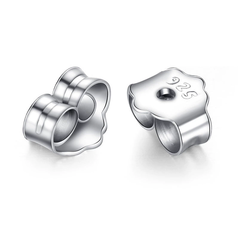 Стерлингового серебра 925 покрытием платины уха пряжки серебряные беруши аксессуары Оптовая продажа фабрики