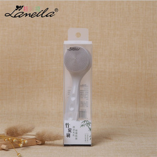 Ramila multifunctional bamboo charcoal facial cleansing brush silicone brush head grip facial cleaning brush face washing brush C0367