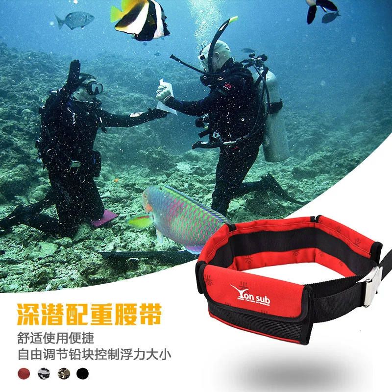 Belt, counterweight, diving