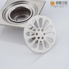 Morning dew sump drain 3-inch single stainless steel floor drain drainage floor drain engineering rental room recommended A3 single use