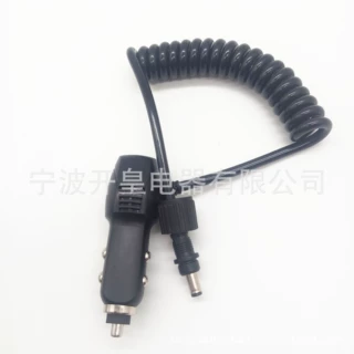 厂家供应点烟器电源线带USB点烟器插头加工定制 插头电源线