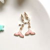 Cute cartoon earrings, fresh children's short ear clips, Korean style, simple and elegant design, no pierced ears, wholesale