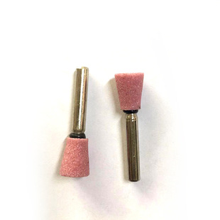 Horn-shaped inverted cone grinding wheel grinding head chrome corundum Flint ceramic grinding wheel grinding head 6*14/16mm