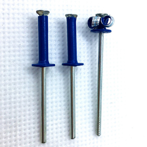 Good red/blue/golden lace rivets for packaging wine boxes anti-counterfeiting lace rivets