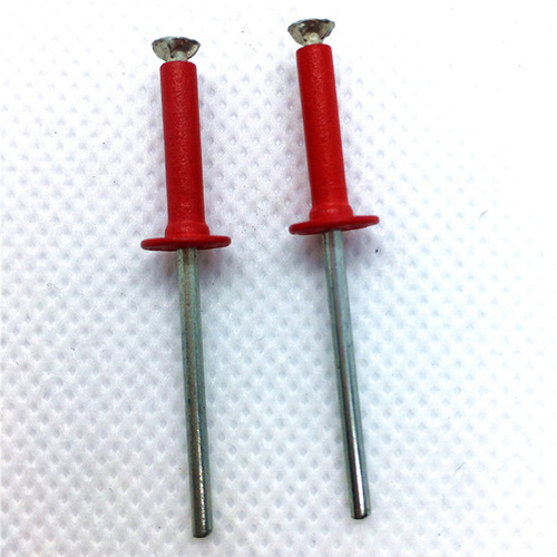 Good red/blue/golden lace rivets for packaging wine boxes anti-counterfeiting lace rivets