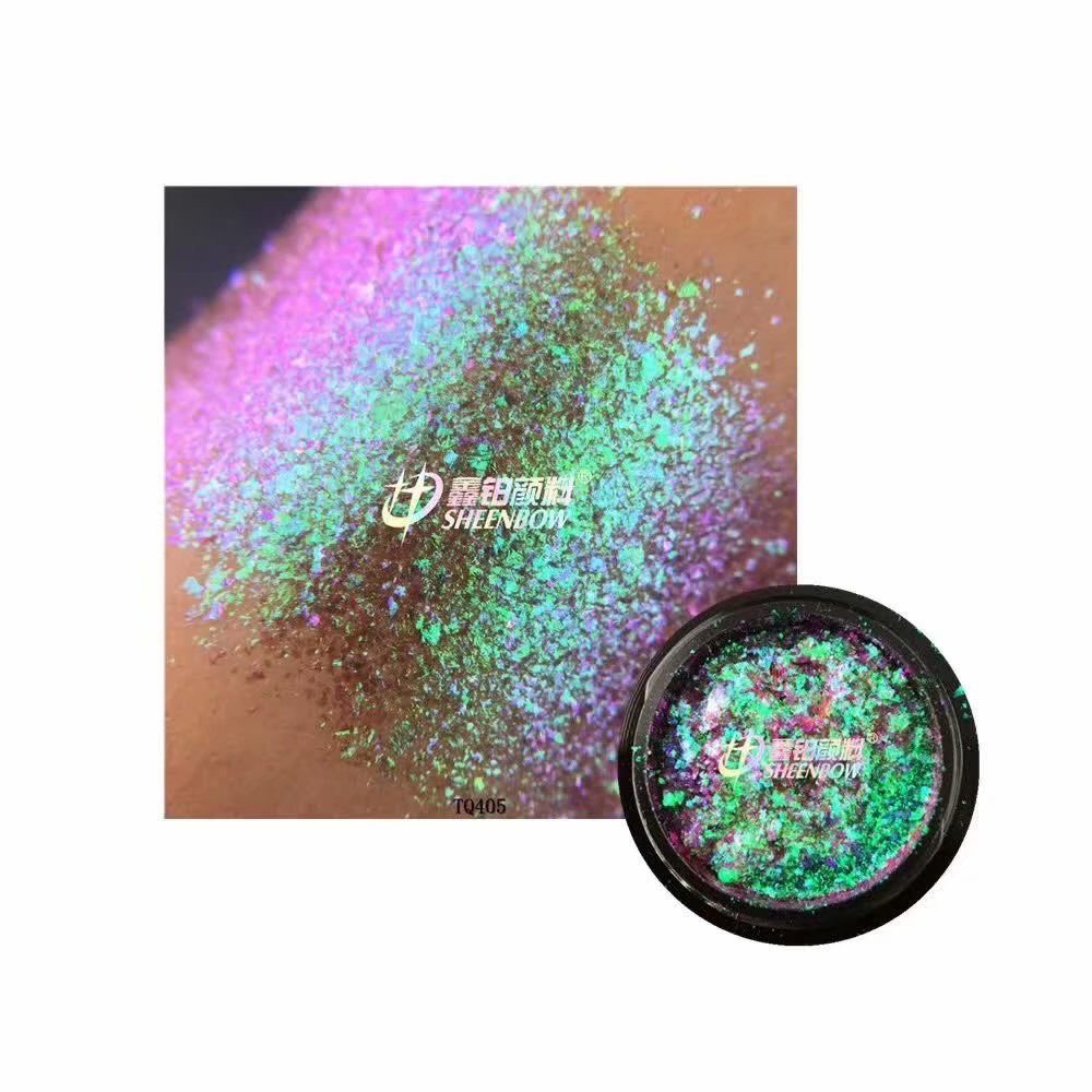 新款特种光学变色龙金属效果化妆品级珠光颜料彩妆美妆眼影口红粉